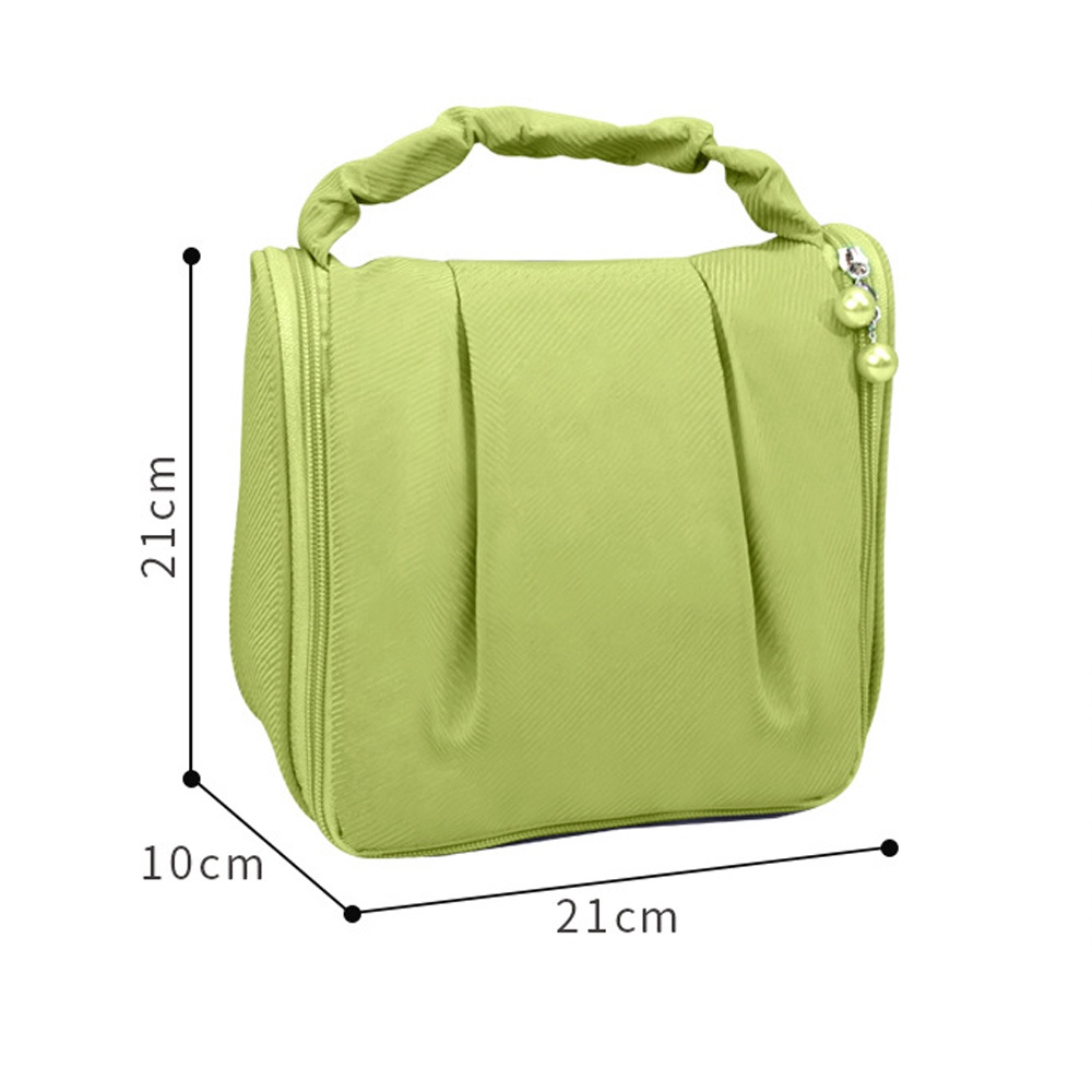 Tas perlengkapan mandi bisa digantung Cosmetic Bag  tas kosmetik / tas penyimpanan perjalanan Bahan Poliester