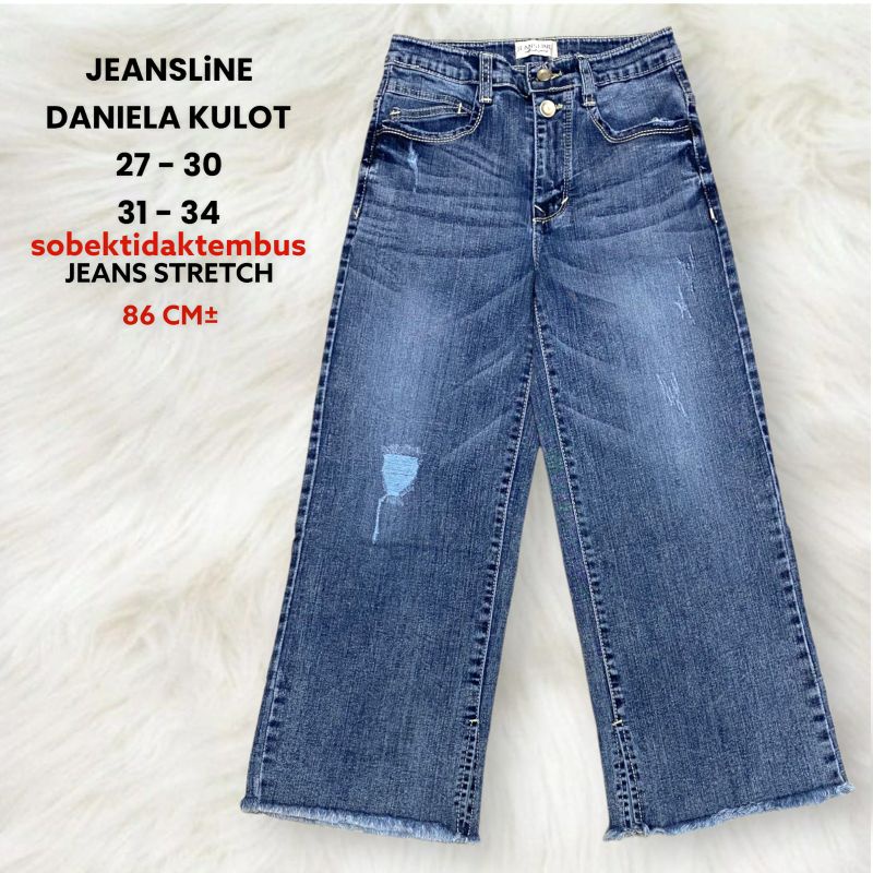 CELANA JEANS WANITA KULOT JL SZ 27-34