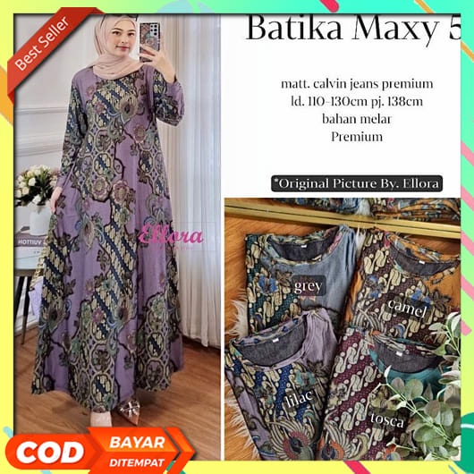 Gamis Import Kekinian Long Dres Long Maxy Terbaru 2023 Dewasa Casual Pakaian Pengajian Ibu-Ibu Motif Elegan Abaya Dress Kondangan Syari Muslimah Korean Style Branded Games Gsmis Baju Lebaran Kondangan Baju Muslim Wudhu F Batika Maxy 5- Gamis Calvin Jea