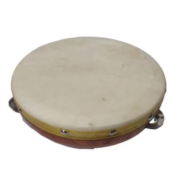 Terbaru (Bisa Cod) Rebana Ecrek Diameter 22 Cm Bahan Kulit Kambing