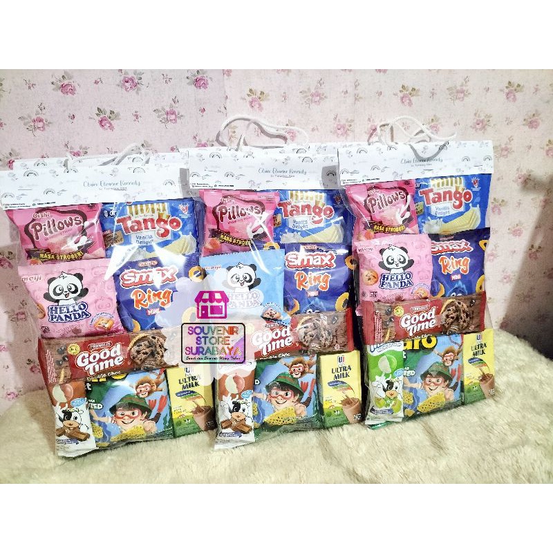 PAKET HEPI || snack ulang tahun hangtag || Paket 7 macam || Hampers Snack Birthday || Souvestore_