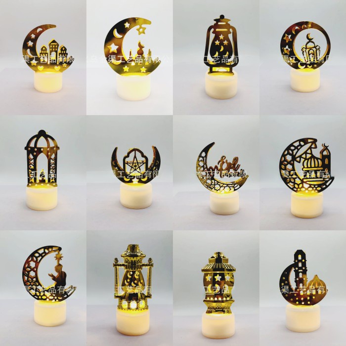 Lampu Lilin LED Souvenir Lebaran Murah Dekor Hari Raya Ramadhan Masjid Ornamen Idul Fitri Grosir Harga Termurah