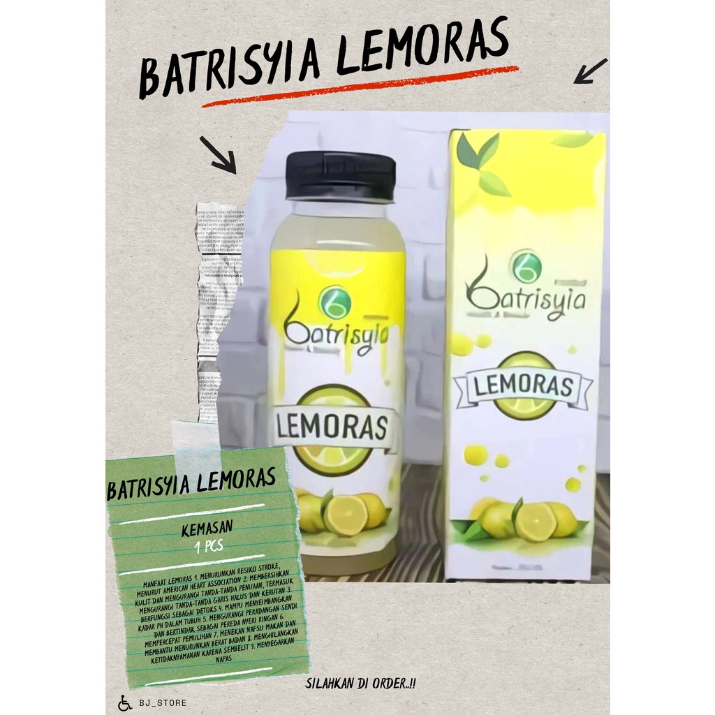 

【☄️Original ☄️】⚡Batrisyia herbal lemoras lemon peras||Batrisyia Herbal Lemoras Sari Lemon dan Madu Murni