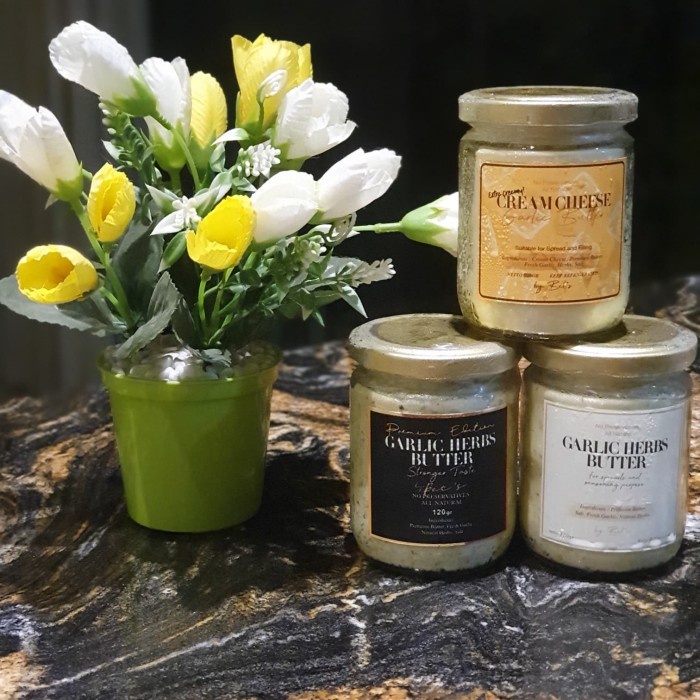 

Terlaris ✨ - Garlic Herbs Butter rasa rempah asli - G.Butter Pemium 2.1.23