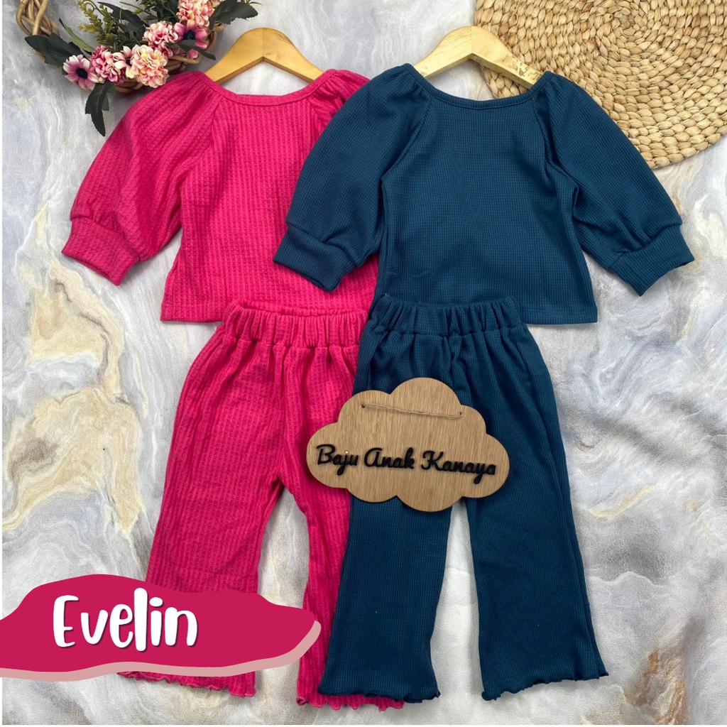 1-3THN SETELAN ANAK EVELIN ONESET ANAK PREREMPUAN by MYBEE V2