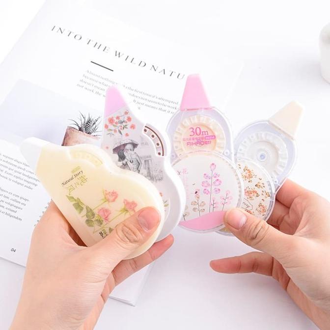 

Correction Tape Flower Lucu 30 Meter