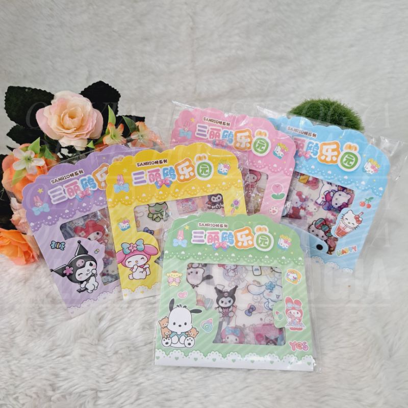 

Sticker My Melody Plastik Sticker Kuromi Plastik Sticker Pocacco Plastik Sticker Hello Kitty Plastik Sticker Pompompurin Plastik