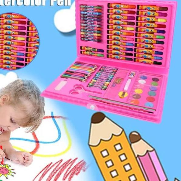 

Terjangkau READY Mainan Anak Set Crayon/Pensil Warna 86pcs ~ PAINTING WATERCOLOR PEN