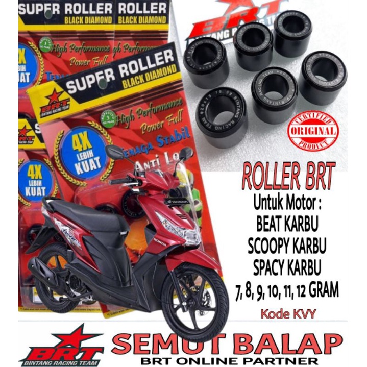 ROLLER BRT BEAT KARBU 7 8 9 10 11 12 ROLLER BRT SCOOPY KARBU ROLLER BRT RACING BEAT KARBU ROLLER BRT