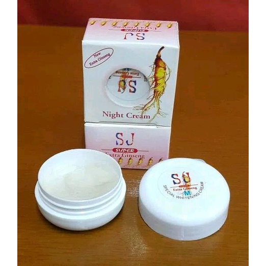 [ 6 PCS ] Cream Malam SJ Sinjung Extra Ginseng Original - Cream Pemutih Wajah