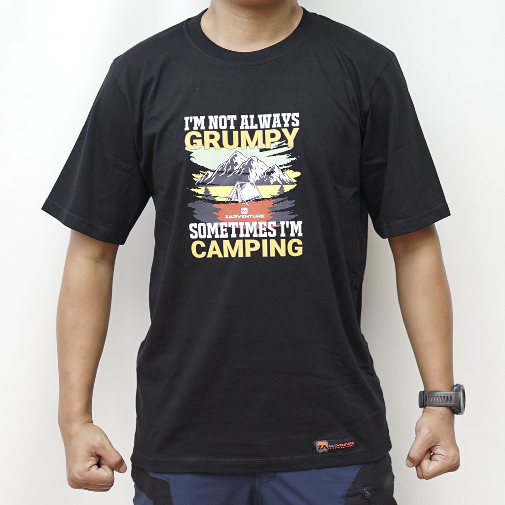 kaos tshirt tema adventure hiking zarventure 1016