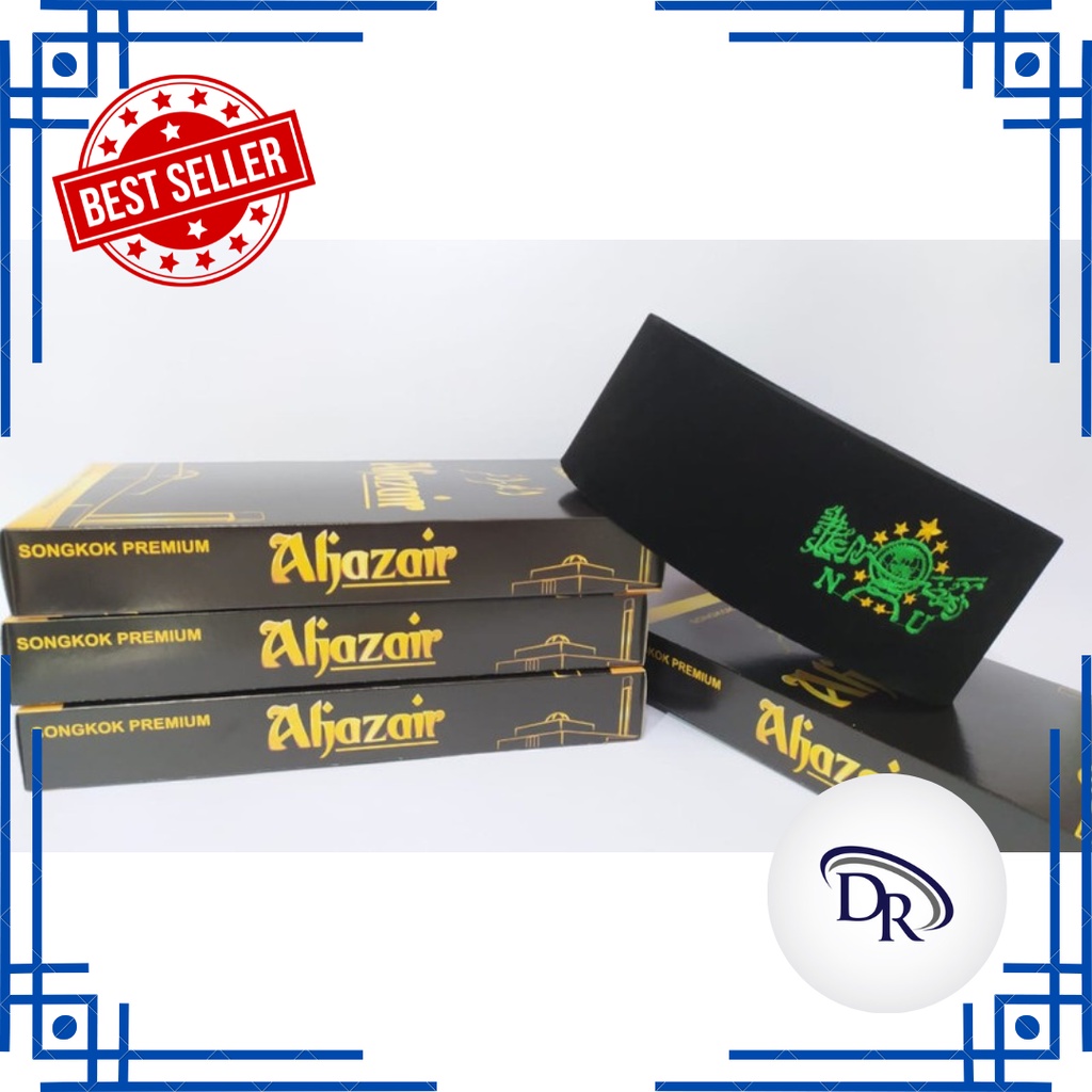 Peci NU Hijau Songkok Hitam Logo NU Hijau Tinggi 9 Songkok Nasional NU