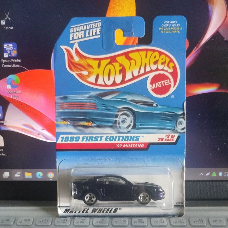 Hotwheels 99 Mustang 1999 First Editions hitam