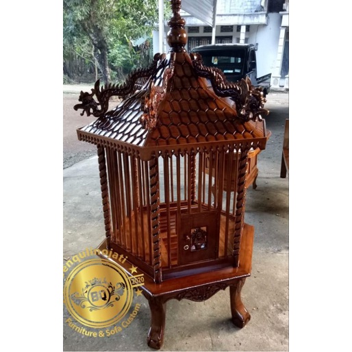 NAGA STORAGE KANDANG AYAM KANDANG BURUNG UKIR UKIRAN NAGA KAYU JATI SUPER Benqulinojati