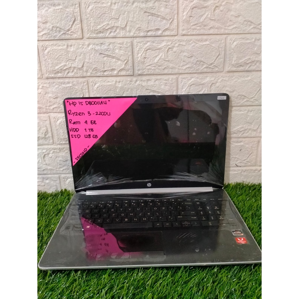 HP 15 DB00IIAU RYZEN 3-2200U RAM 4 GB HDD 1 TB SSD 128 GB 15 INCH