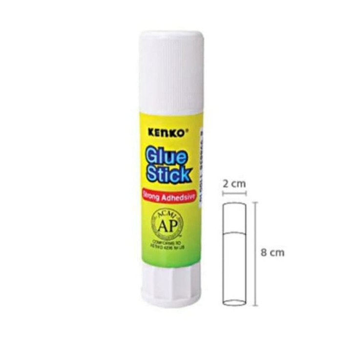 

KENKO - LEM KERTAS / LEM GLUE STICK / LEM BATANG UKURAN 8 GRAM