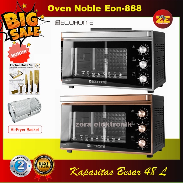 ELECTRIC OVEN NOBLE 48L ECOHOME - EON-888 Kapasitas besar 48 L