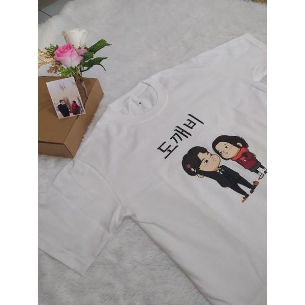 Tshirt Kaos Baju Drama Korea Drakor Goblin Gong Yoo dan Kim Go Eun