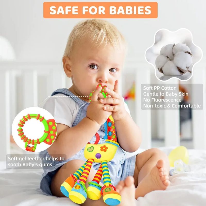 Boneka Gantung Bayi Rattle Teether Jerapah Hanging JUMBO