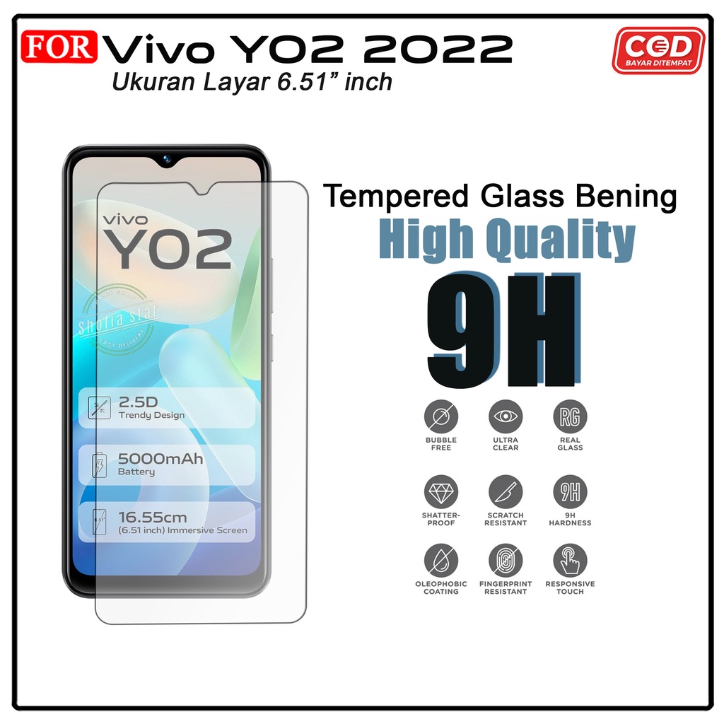 Promo Tempered Glass Ceramic Privacy Vivo Y02 2022 Y01 Y12 Y91 Y30 Y50 Y20 Y15s Anti Gores Anti Spy Full Layar