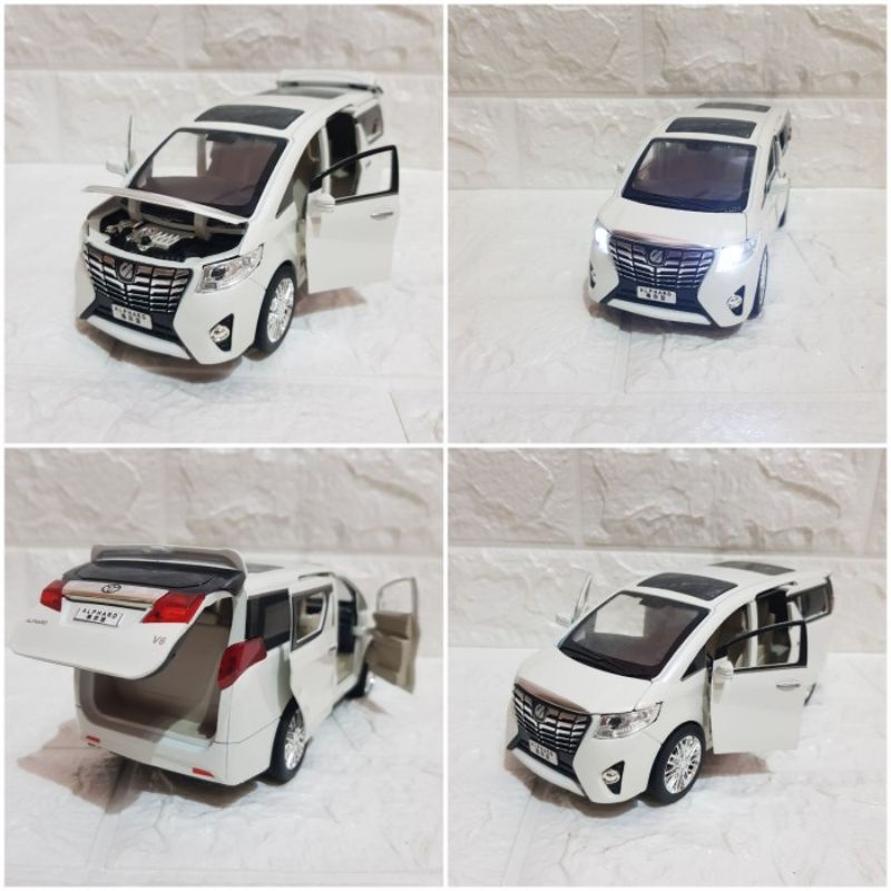 Diecast Mobil Toyota Alphard Skala 1:24 - Diecast Mobil Alphard
