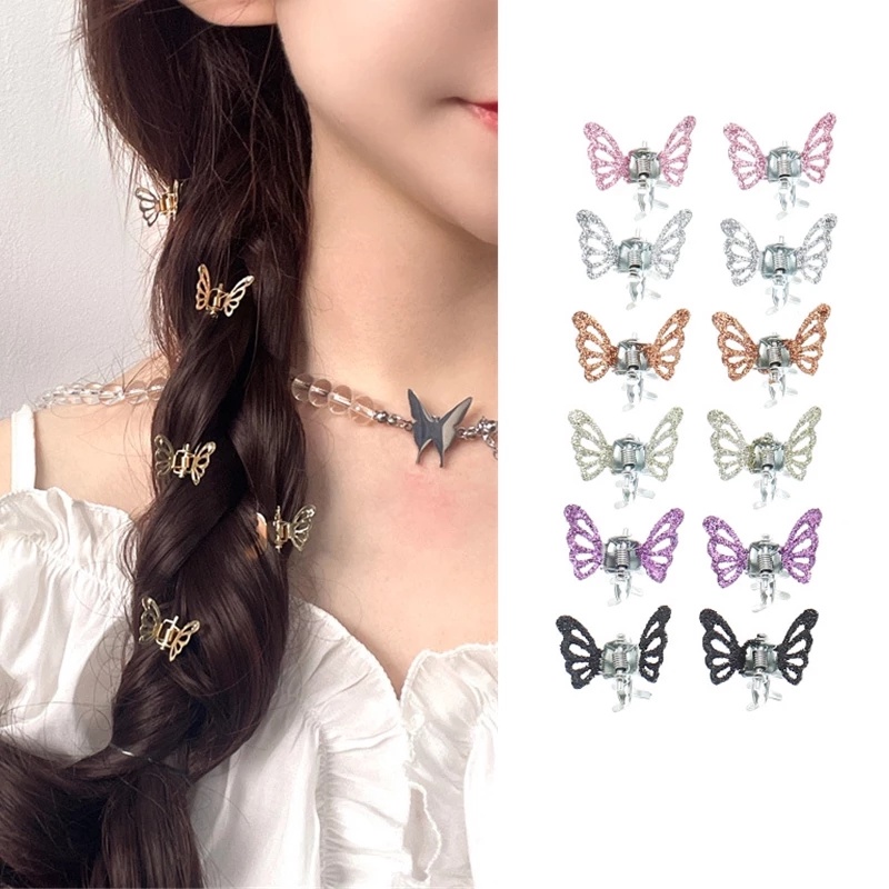 Wanita Jepit Rambut Bentuk Kupu-Kupu/Fashion Mini Hair Claw Clips/Hairpin Ponytail Holder