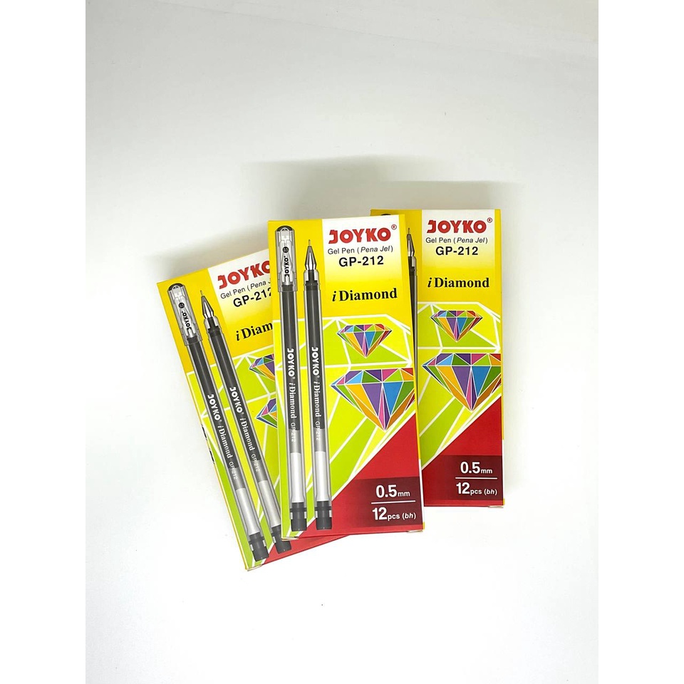 

Joyko Gel Pen GP-212 (I-Diamond) (1 Kotak-12 Pcs)