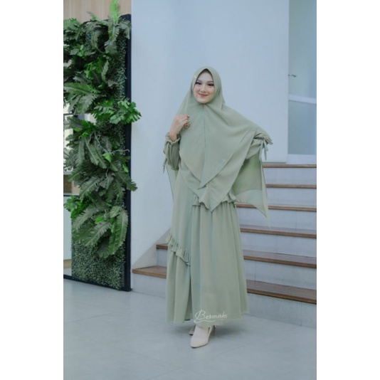 Gamis Terbaru AYUDIA GAMIS SET HIJAB SYAR'I ORI BERMERKS