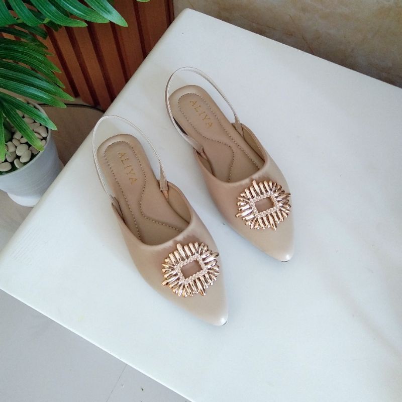 Aliyashoes Flat Mules Kayana