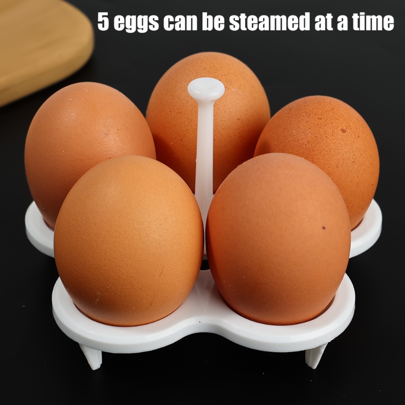 [Harga Grosir] Rak Telur Kukus Rumah Tangga Multifungsi Kreatif Kesehatan Panci Egg Cooker Vertical Egg Tray Plastik Bulat Kukus Berdiri Peralatan Masak Dapur Pengukus Makanan
