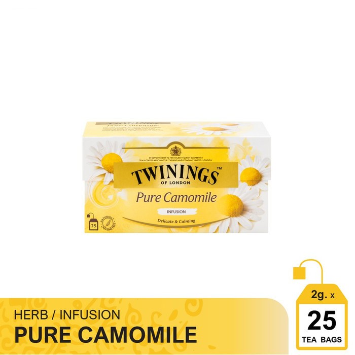 

Twinings Teh Celup Pure Camomile Infusion 25x1gr - TehTwinnings Bag