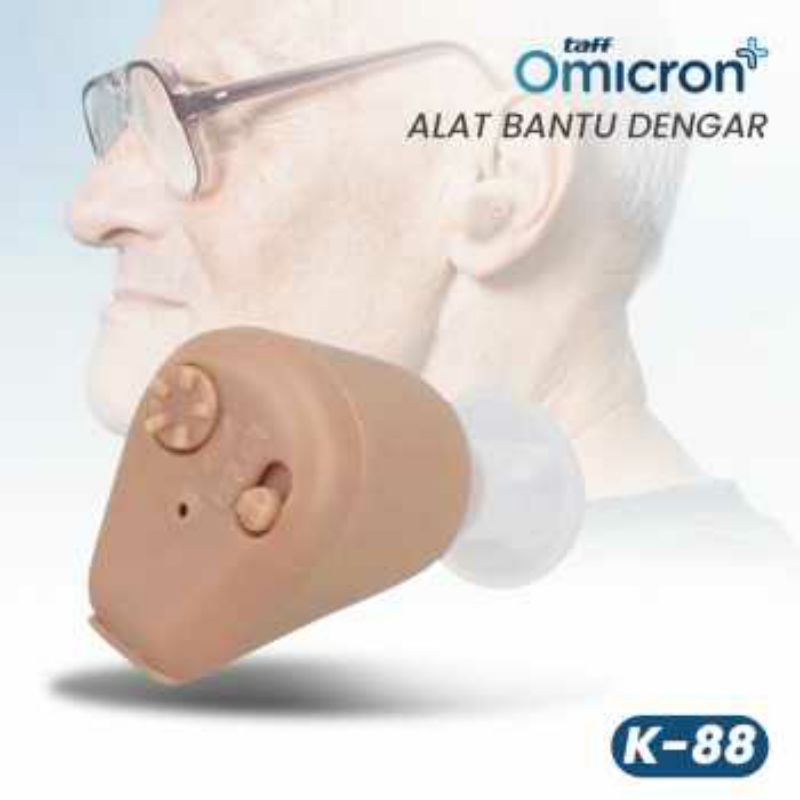 Alat Bantu Dengar Telinga Orang Tua Original Jernih In Ear Hearing Aid Taffomicron