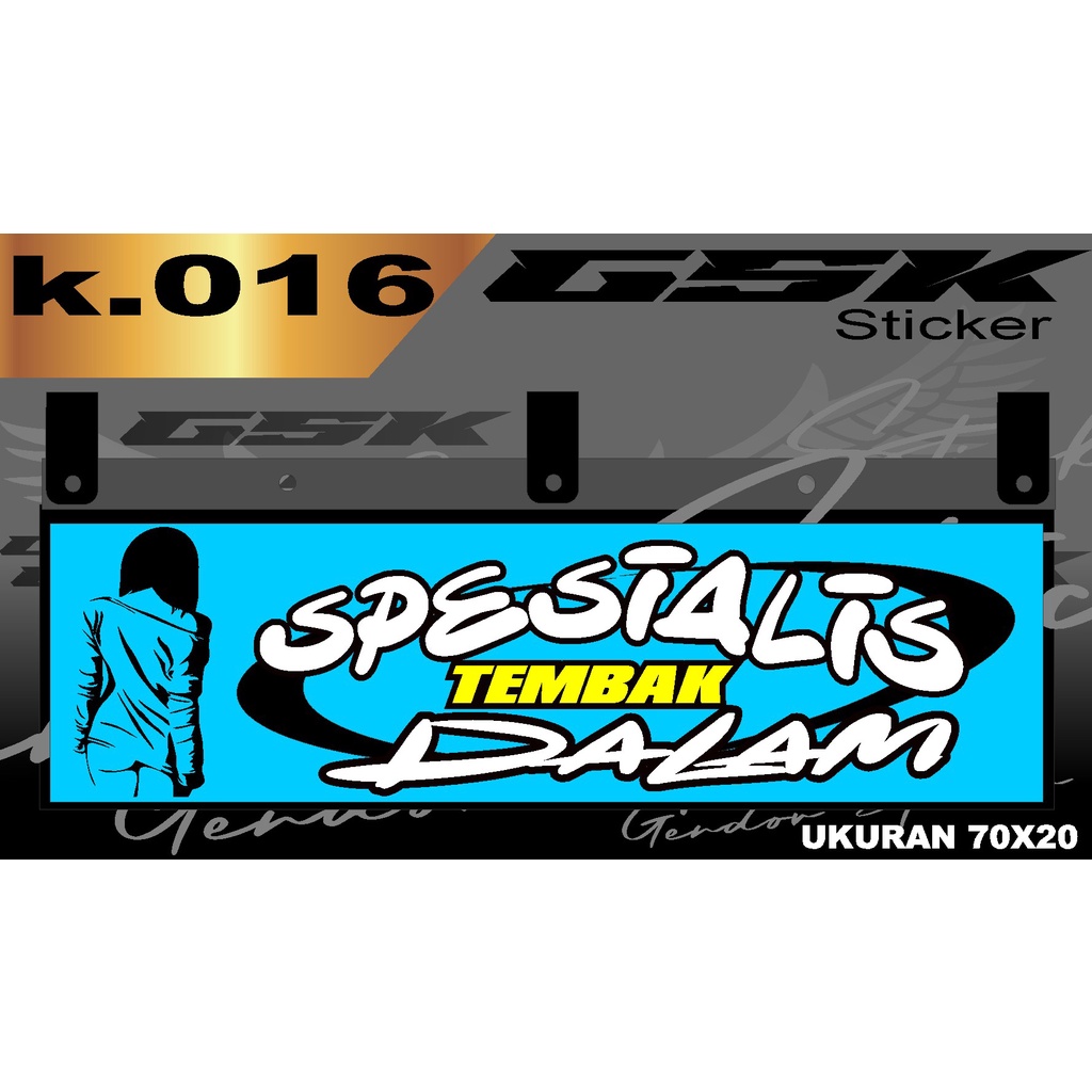 Stiker Cutting Karpet Belakang Truk All Sticker Variasi Karpet K.016