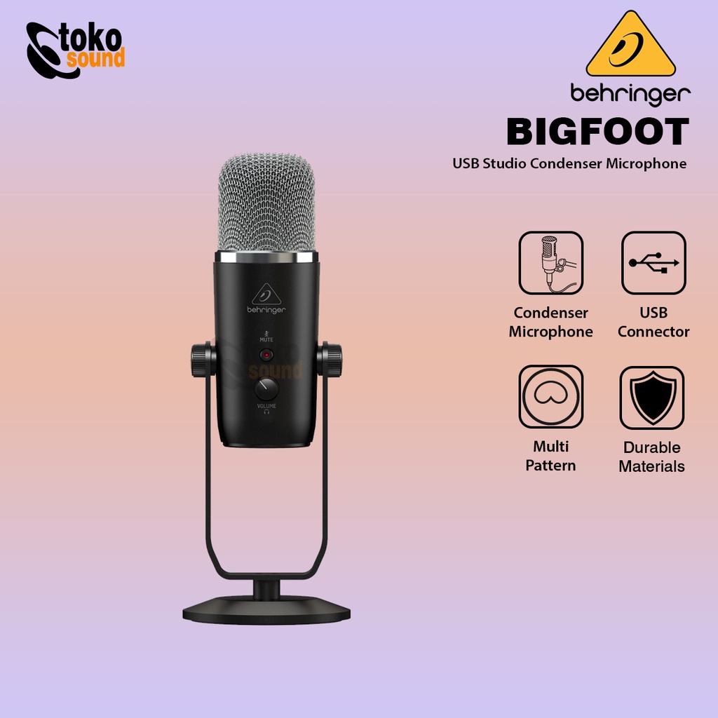 Behringer BIGFOOT USB Studio Condenser Microphone