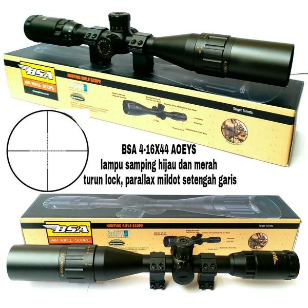 Teropong Telescope Bsa 4-16X44 Aoyes