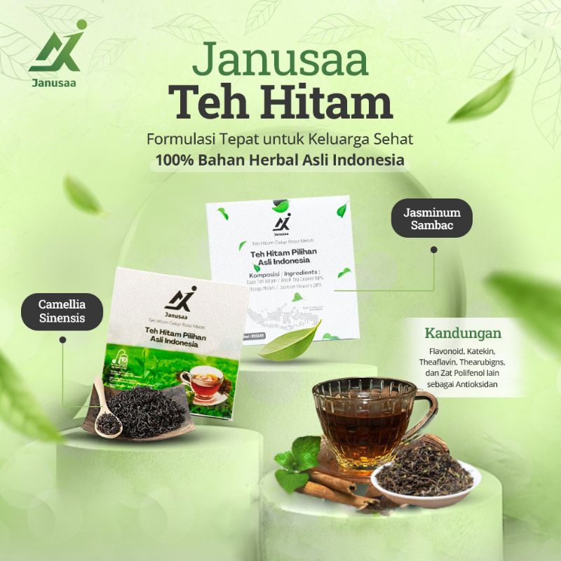 

Janusaa Teh Hitam / Black Tea 100% ALAMI