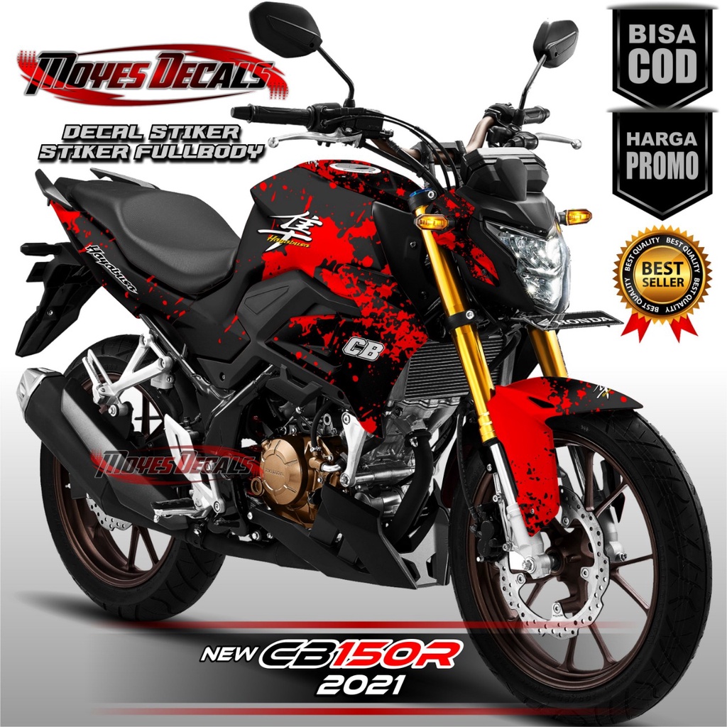 Bisa COD DECAL STIKER VARIASI DECAL STIKER FULL BODY HONDA CB 150 R / HONDA CB 2021 HAYABUSA