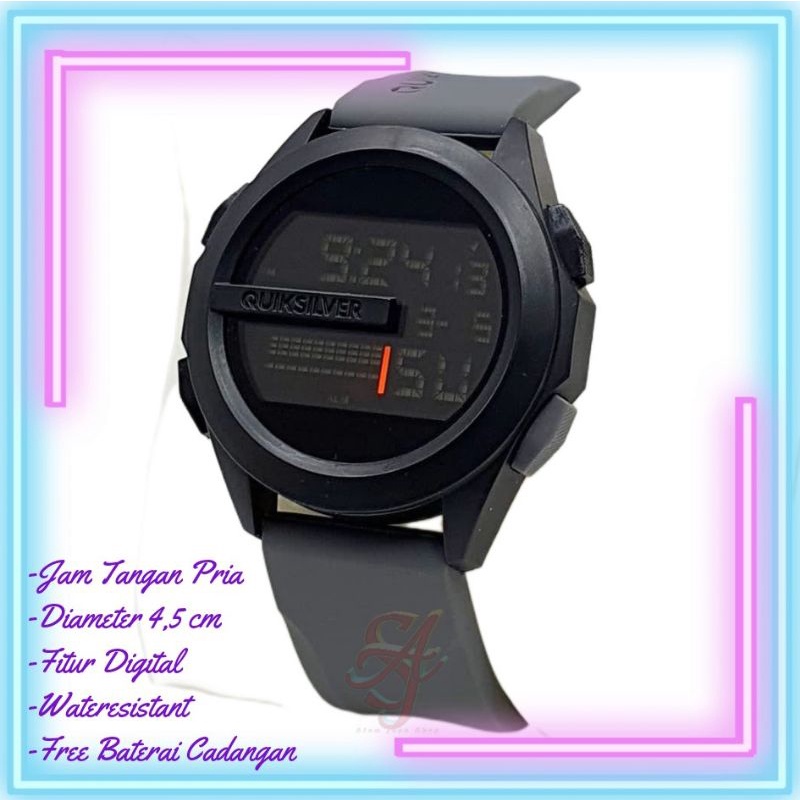 Jam Tangan Pria Jam Tangan Digital Keren Rubber Strap