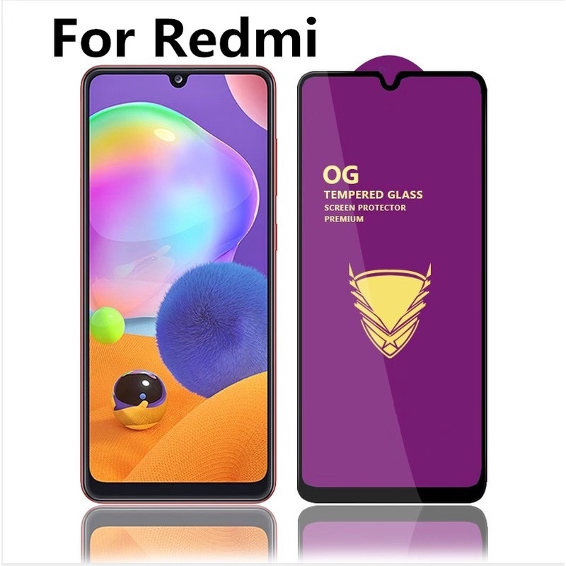 REDMI Ogtempered Glass Untuk Redmi5Plus6 7 8A 11 K20 K30 K40 Pro 5A 6A 7A 8A 9A 10A 9T 9C 9i 10C K30i K30S Y3 Y1 Lite 10X 4G 5G K30 Ultra Pelindung Layar