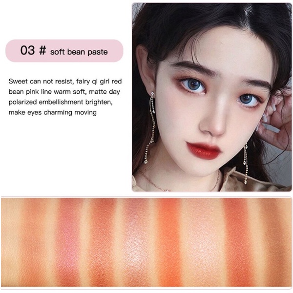 BAJ Lameila Korean Eyeshadow Palette 9 Warna Matte Pigmented Eyeshadow Murah Glitter Eyeshadow 3600 AK095