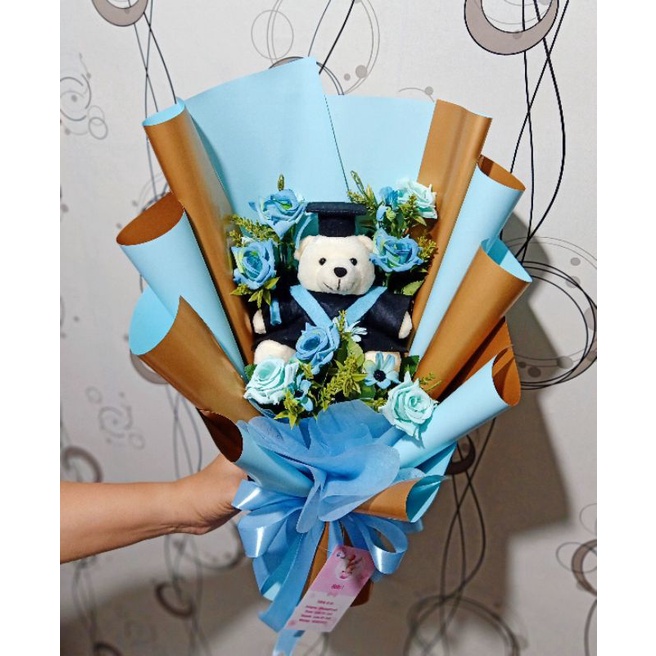 Buket wisuda/buket bunga/buket graduation/buket bunga wisuda