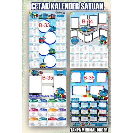 

Kalender Dinding Custom Foto 2023