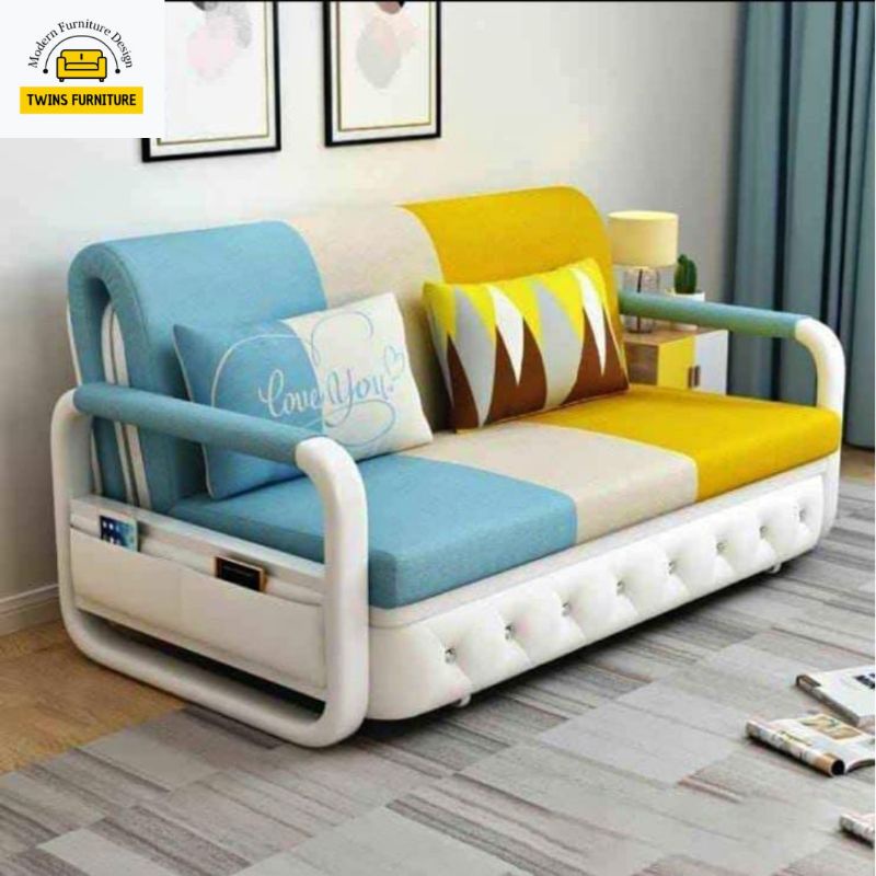 Jual SOFABED Minimalis 2in1 Multifungsi Sofa Santai Super Nyaman ...