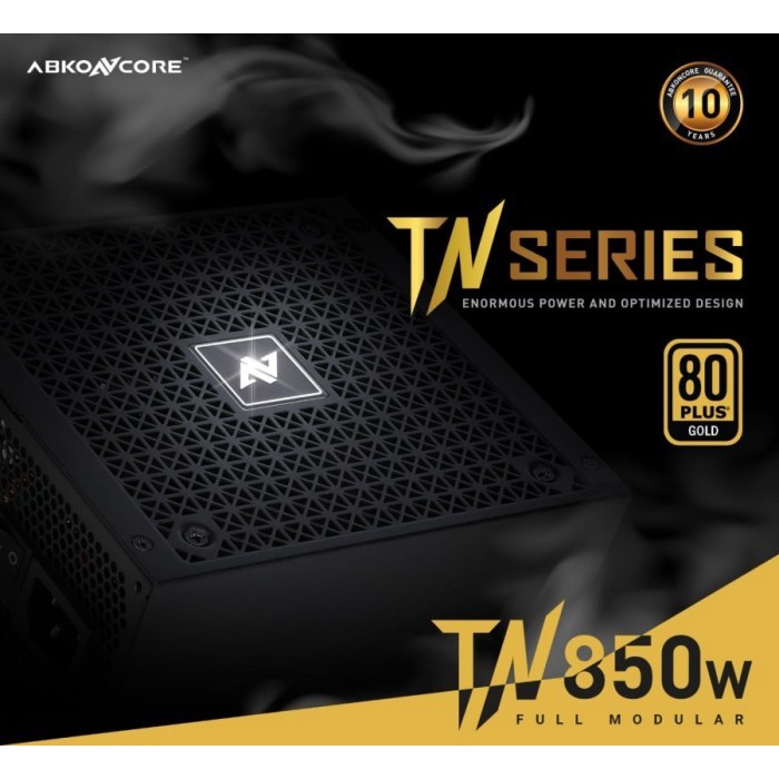 POWER SUPPLY ABKONCORE TENERGY 850W 80+ GOLD FULL MODULAR - ORIGINAL