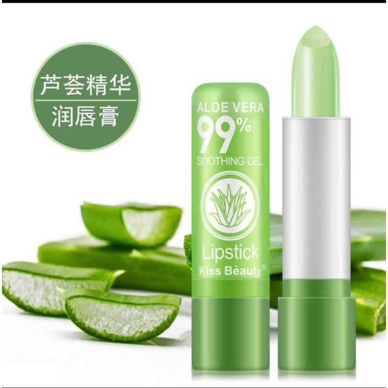 LIPBALM ALOEVERA KISS BEAUTY / LIPBALM ALOEVERA
