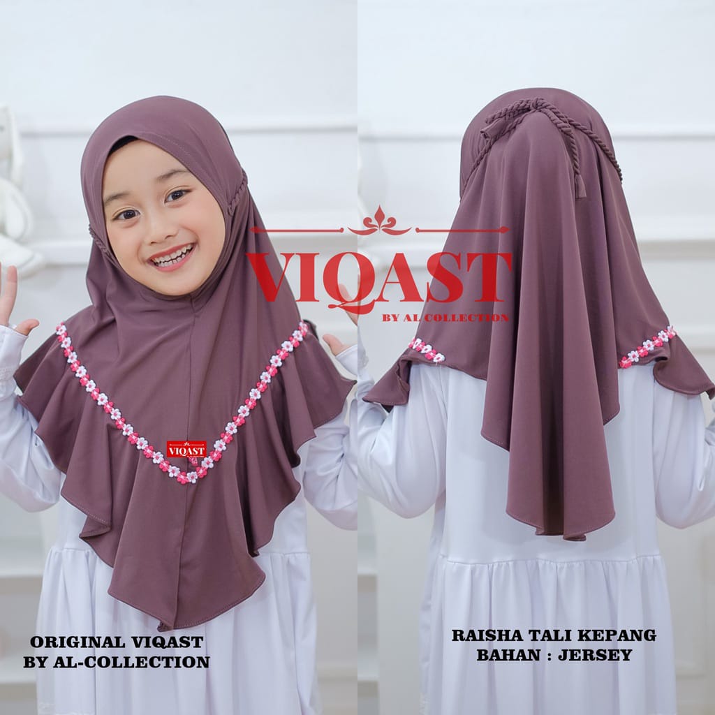 JILBAB ANAK RAISHA ROPEL FLOWSY 3-7 TAHUN