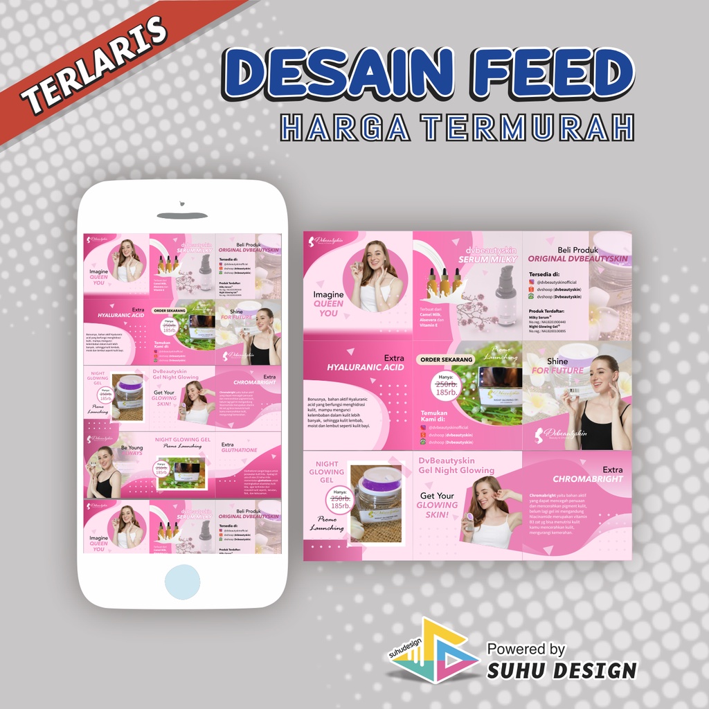 Jual [TERLARIS] JASA DESAIN GRAFIS CUSTOM | DESAIN FEED SPANDUK LOGO ...