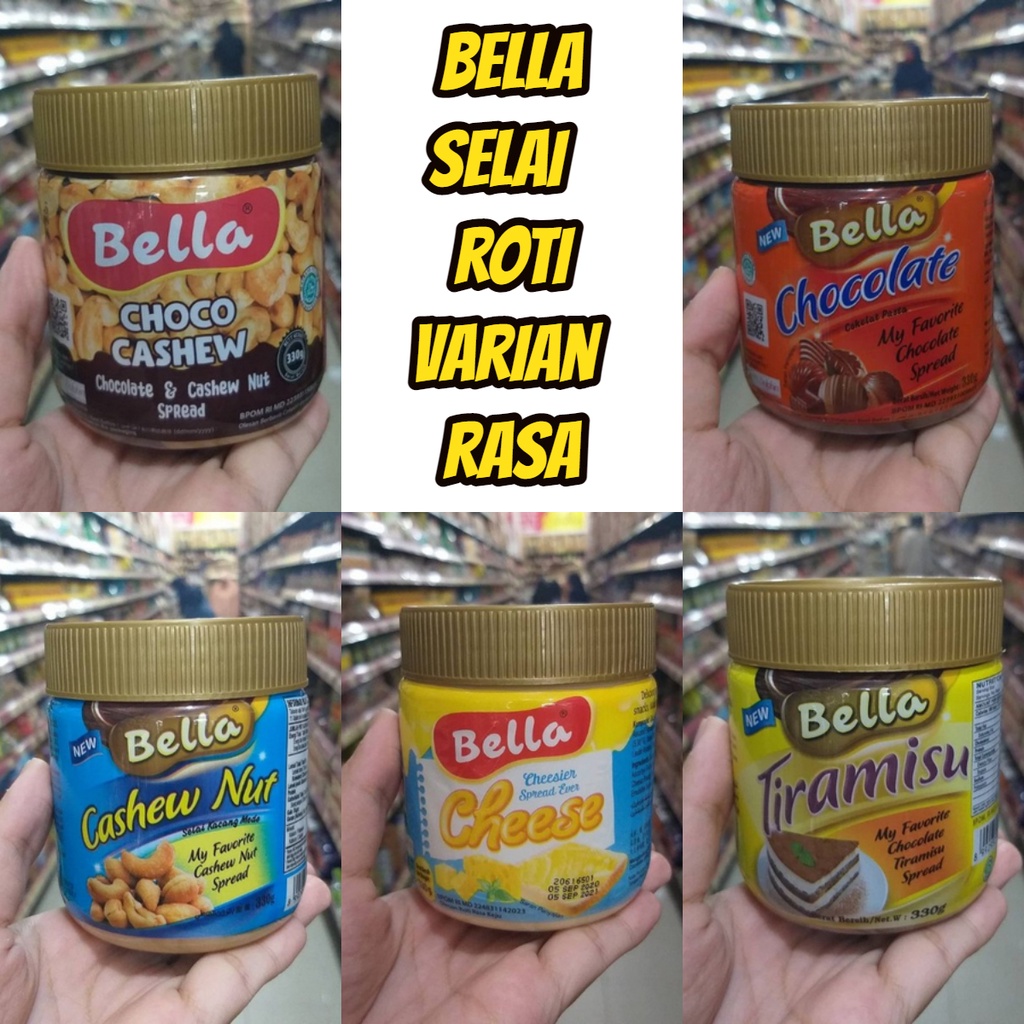 

Bella Selai Cokelat / Kacang / Keju