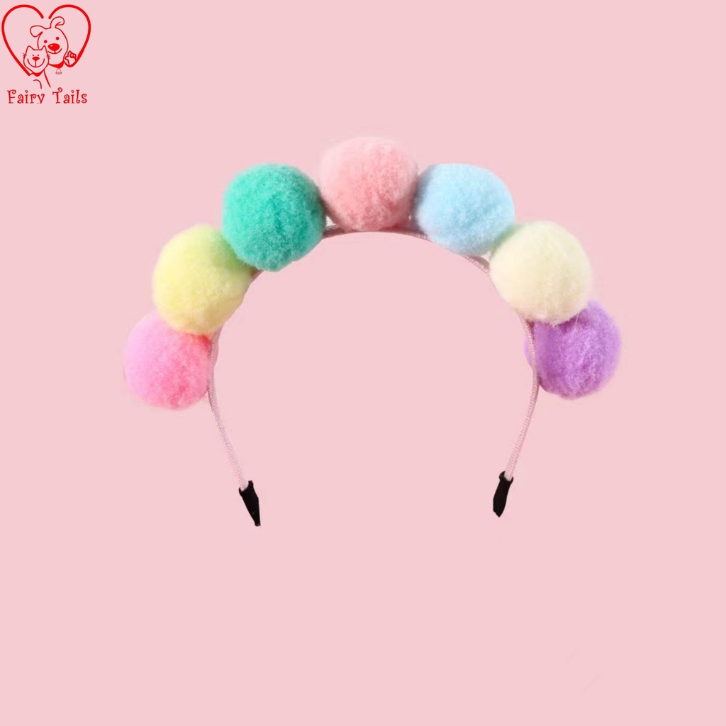 Bando Bola Topi Hiasan Aksesoris Kepala Untuk Anabul Anjing dan Kucing / Hairband Hat Accessories for Pet Dog and Cat