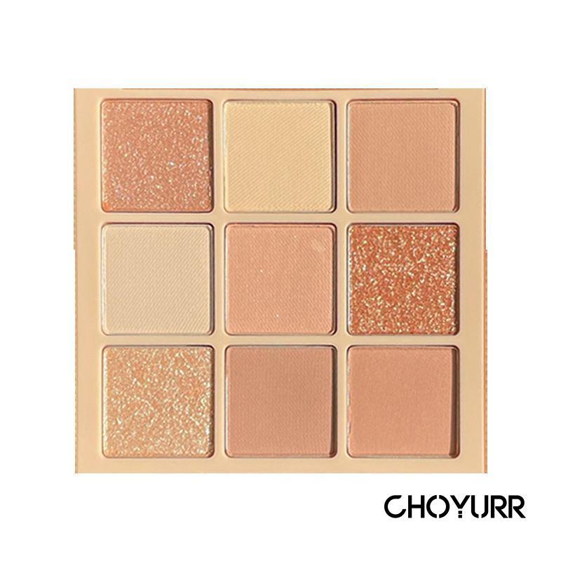 【COD】DIKALU Eyeshadow Glitter Pallete Matte Palet 9 Warna Waterproof Korea Eyeshadow Premium Import Original -CH